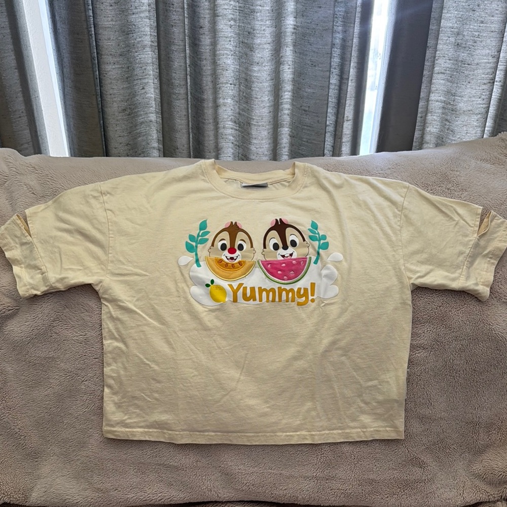 Shanghai Disney Resort Cream Chip and Dale Tee